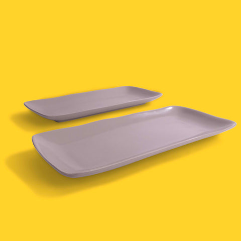 Organic Serving Trays | 2 Pack