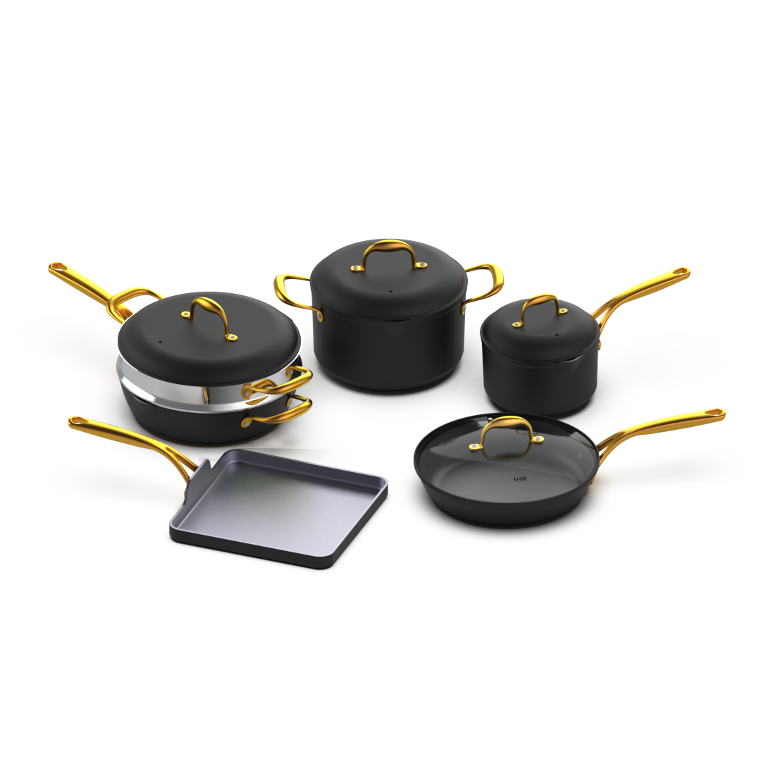10 Piece Ceramic Non-Stick Set
