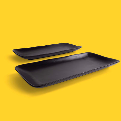 Organic Serving Trays | 2 Pack